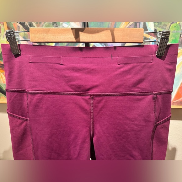 Lululemon Mind Over Miles Crop Marvel Leggings 17” Size 10 - Picture 10 of 17